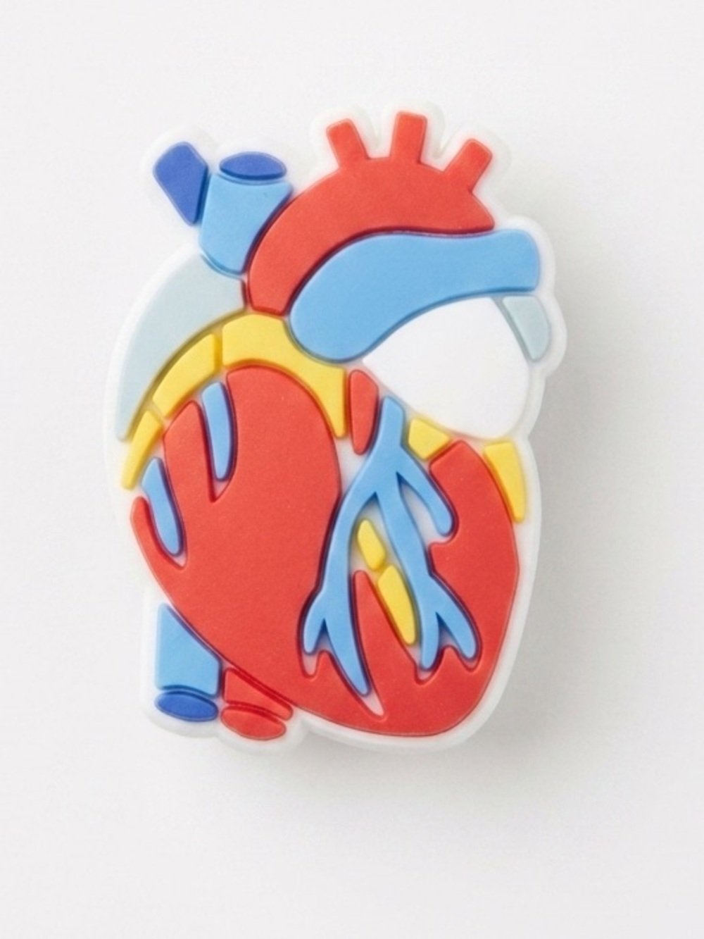 CROCS Anatomical Heart Brooch for CROC Shoes